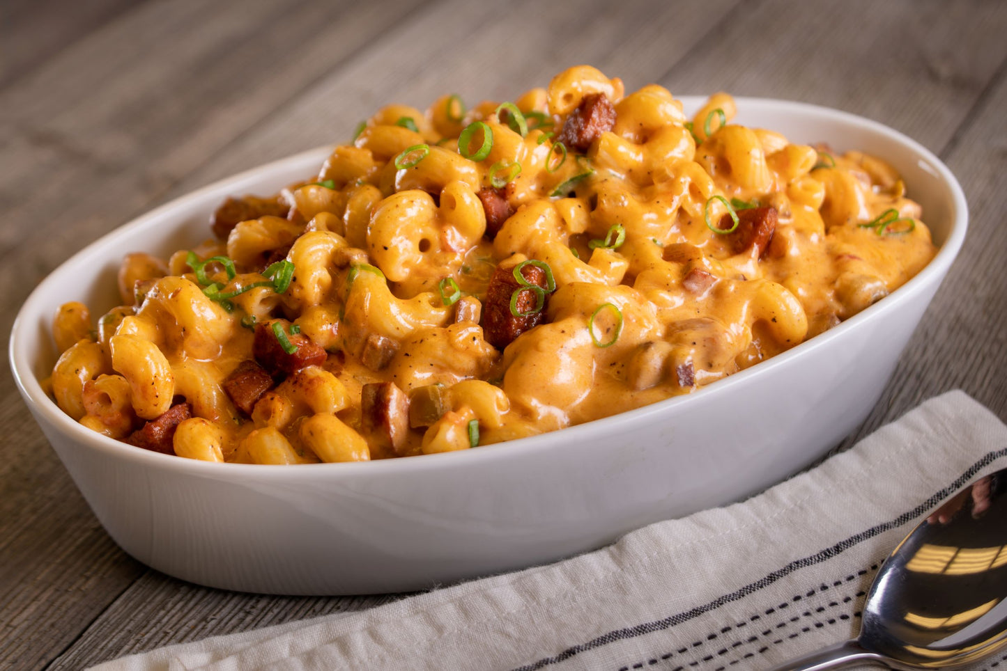 Mac & cheese med pølsebiter (NY!)