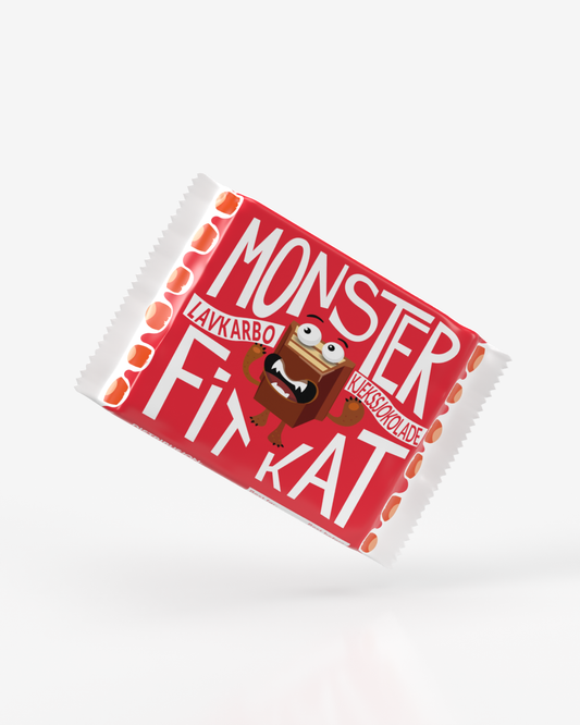 Monster Fit Kat Kjekssjokolade 65g - SINGEL