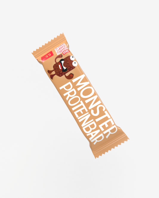 Monster Premium Proteinbar Caramel & Peanut 55g - SINGEL