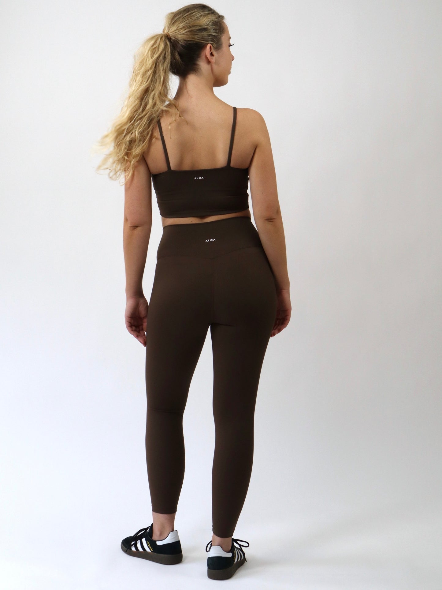 ALOA The Label - Signature Leggings, Chocolate