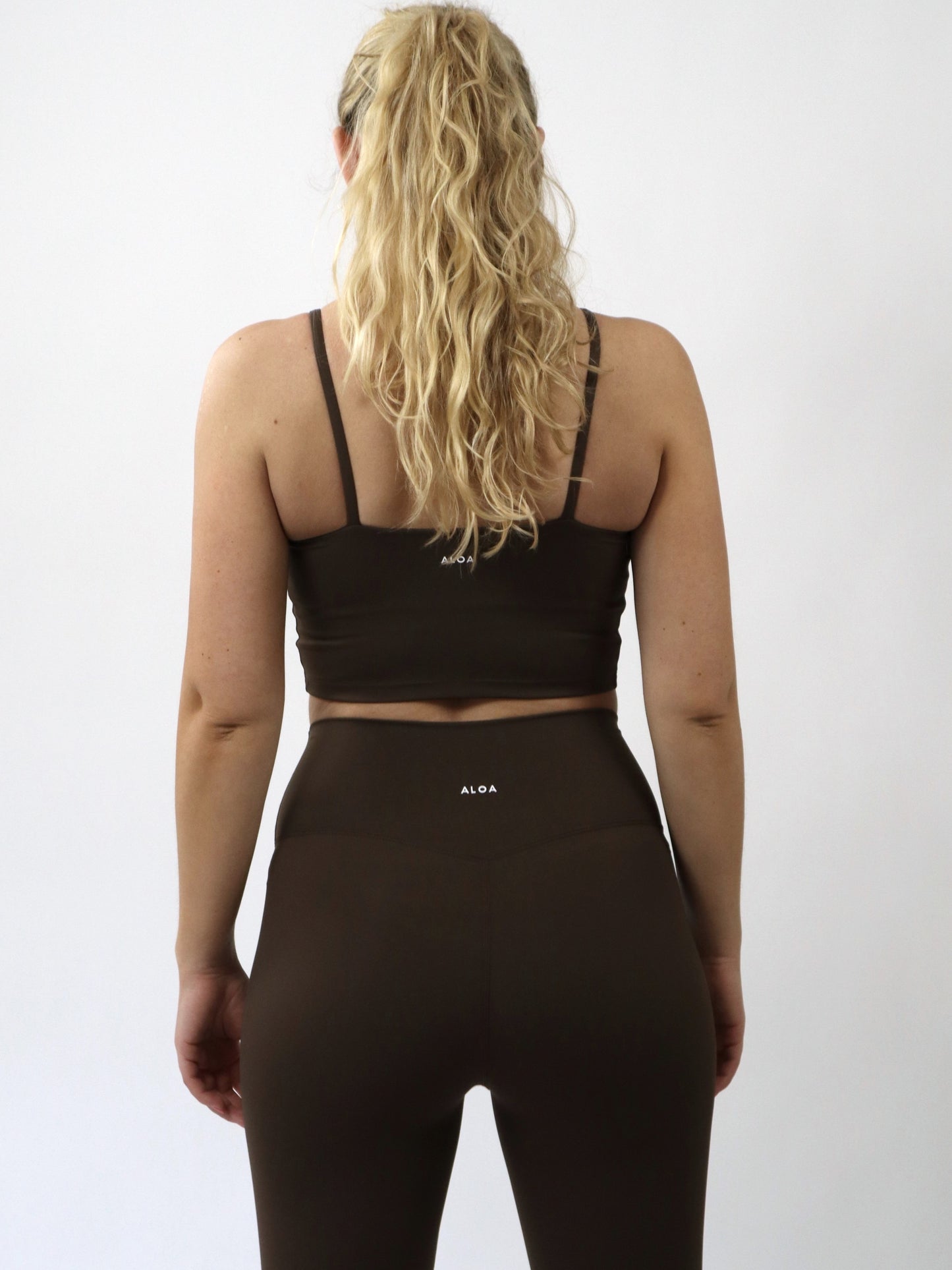 ALOA The Label - Signature Leggings, Chocolate