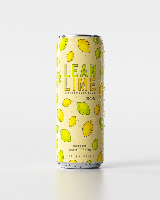 Lean Lime Energy Drink 330ml - SINGEL